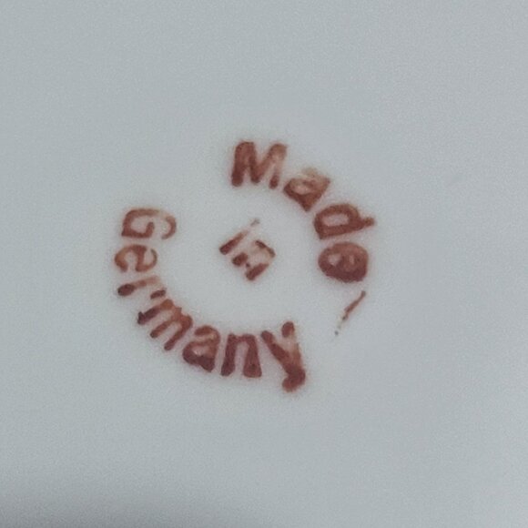 Vintage Porcelain Rose Serving Bowl Germany - Picture 10 of 12